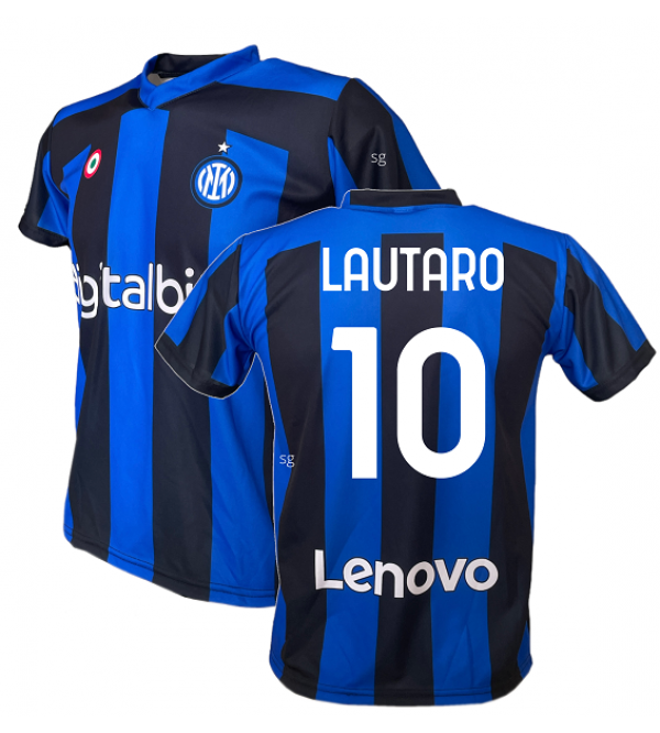 Maglia FC Inter Lautaro 10 Autorizzata Ufficiale Home 2022-23